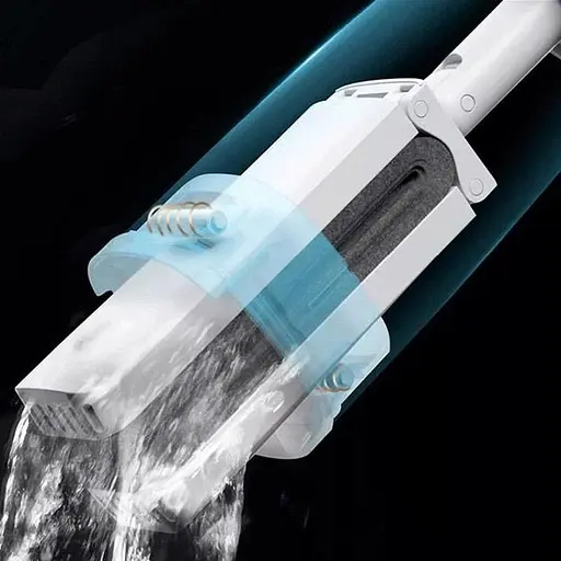 Швабра Xiaomi Blue fish Sponge mop White PU03A (105084) - фото 2