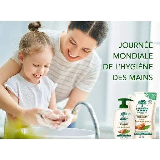 Крем-мыло для рук с дозатором L'Arbre Vert Миндаль 300 мл - фото 3