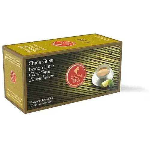 Чай Julius Meinl зелений ароматизований Лимон Лайм 25 шт - фото 1