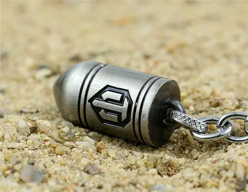 Брелок GeekLand Світ танків КУЛЯ World of Tanks срібло WoT 21.93 - фото 3