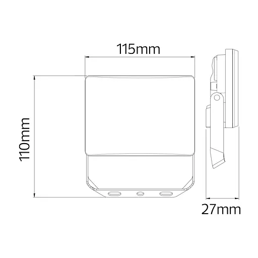 Прожектор світлодіодний "PEGASUS-20" 20W 6400K - фото 2