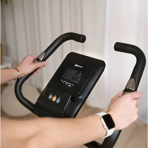 Велотренажер Hop-Sport HS-4000H Grant чорно-золотистий - фото 10