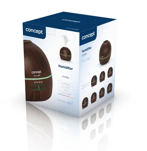Зволожувач 2 в 1 Concept з дифузором аромату ZV1005 ІДЕАЛЬНИЙ ПОВІТРЯ колір горіх - фото 4