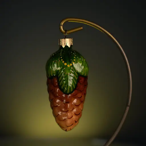 Набір ялинкових прикрас Різдвяні історії Ялинковий в дерев'яній коробці скло (4820001154214) - фото 6