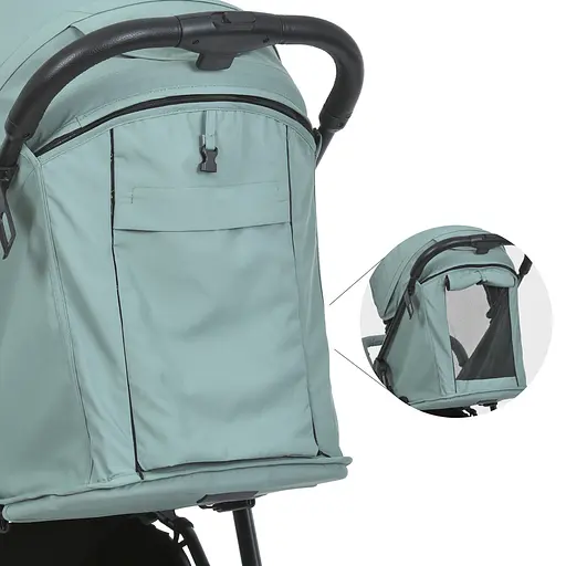 Прогулочная коляска-книга Bambi M 4249-2 Green Matt - фото 6