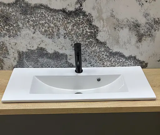 Умивальник VBI Teora 80 white врізний VBI-018052, Білий - фото 4