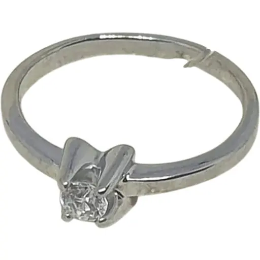 Серебряное кольцо Qvaliz с фианитом. 90100787/17