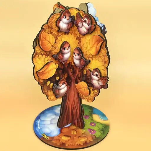 Детская настольная игра "Времена года абрикоса" (ПСД295) PSD295 деревянная - фото 9