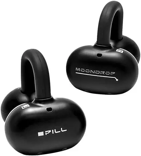 Наушники Moondrop Pill Black — беспроводные ENC, Bluetooth 6.0 - фото 2