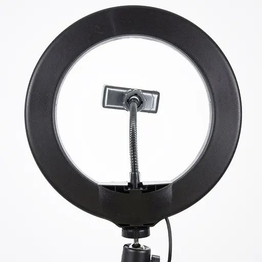 Кільцева світлодіодна LED лампа Arc Ring 10" + tripod 2.1m Black - фото 4
