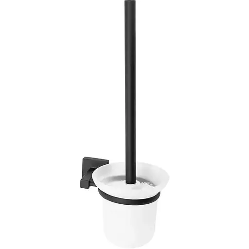 Йоршик для унітазу Rea 322200 black REA-77028, Чорний матовий - фото 1