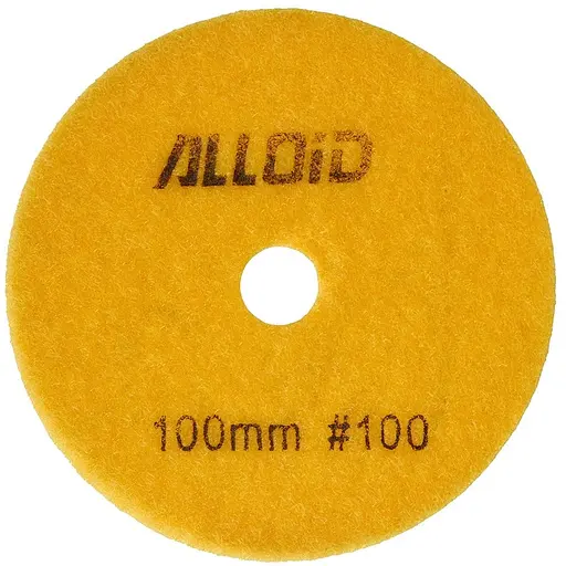 Круг алмазний Alloid Building Tools Combs шліфувальний на липучці 100 мм зерно 100 (DD-63378) - фото 1