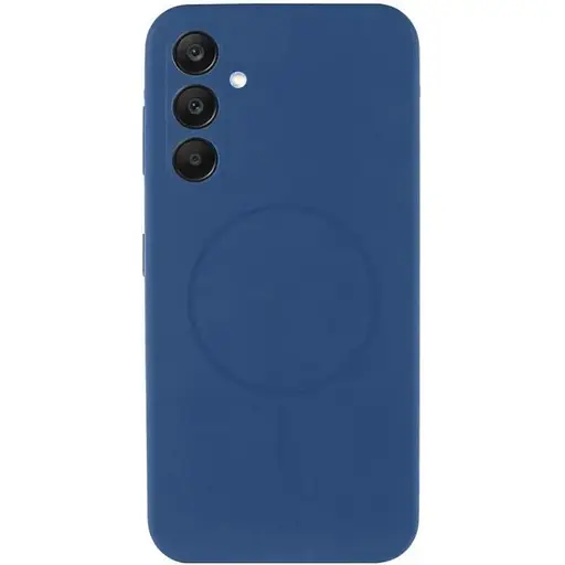 Чохол Lakshmi Silicone Cover Full Camera (AA) with MagFit для Samsung Galaxy S25 Синій/Navy blue - фото 1