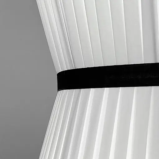 Дизайнерський світильник із полімерним циліндричним абажуром Ø40x48 см Line F MJ240-400 x 480 Білий - фото 7