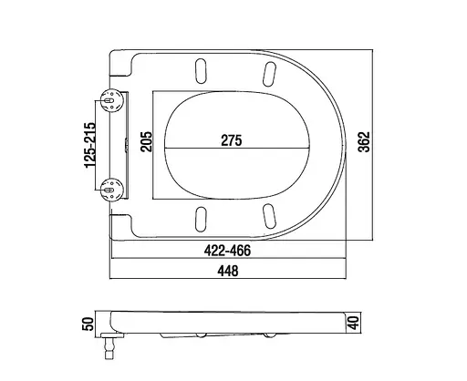 Сиденье для унитаза AM.PM Inspire Soft Close (C507852WH) - фото 5