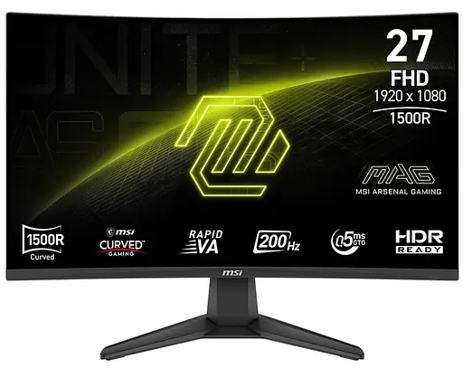 Монітор 27" MSI MAG 276CF-E20 Curved FHD VA 200Hz (9S6-3CE11M-032) - фото 1