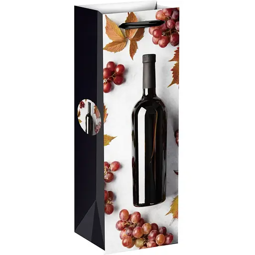 Пакет бумажный под бутылку Malevaro Вottle 13x8.5x36 см (761124ML-3)