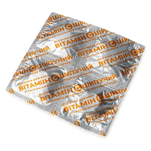 Вітамін С шипучий зі смаком апельсину з підсолоджувачем Красота та здоров'я 12 таблеток - фото 2