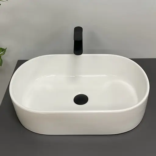 Умивальник VBI Alano white накладний VBI-012615, Білий - фото 2