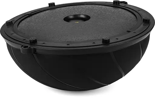 Балансувальна півсфера Gymtek Flex Core Half Ball 58см з еспандерами + насос чорний - фото 3