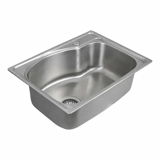 Кухонная мойка из нержавеющей стали Platinum сатин 5843 (0,6/210 mm), Satin - фото 3