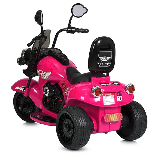 Електромобіль дитячий Bambi Мотоцикл M 5739EL-8 Racer з екокожаним сидінням та EVA колесами - фото 6