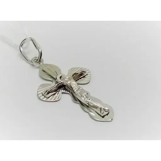 Золотий хрестик Столична Ювелірна Фабрика. Розп'яття Христа. 529703Б - фото 2