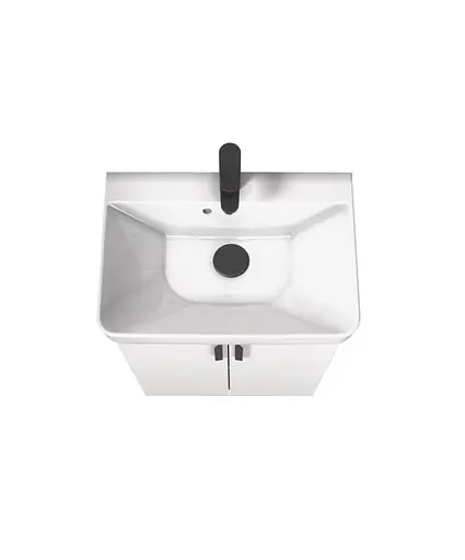 Тумба Мойдодир Idea 55-U з умивальником River 55 Білий універсальна Білий - фото 6