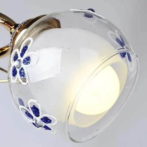 Люстра потолочная Brille классическая E14 40W G (LK-391C/3) - фото 3