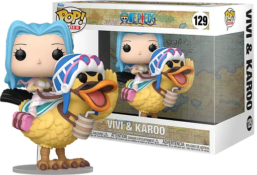 Фигурка Funko Pop Фанко Поп Виви и Кару Ван-Пис One Piece Vivi & Karoo 14см OP VK 129