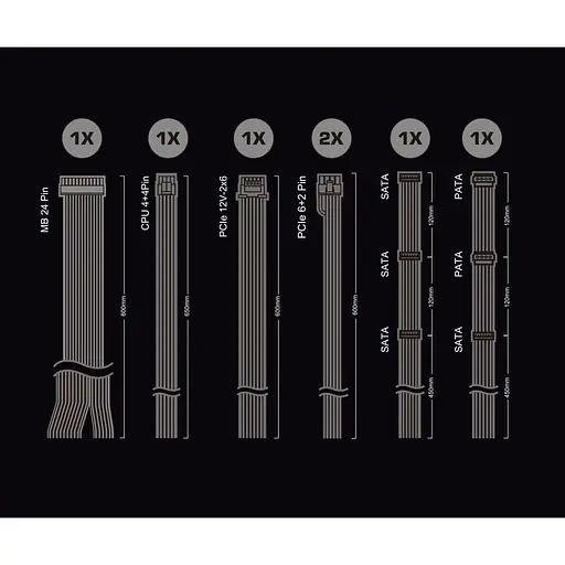 Блок живлення AsRock PRO PRO-850B 850W 80+ Bronze (PRO-850B) - фото 5