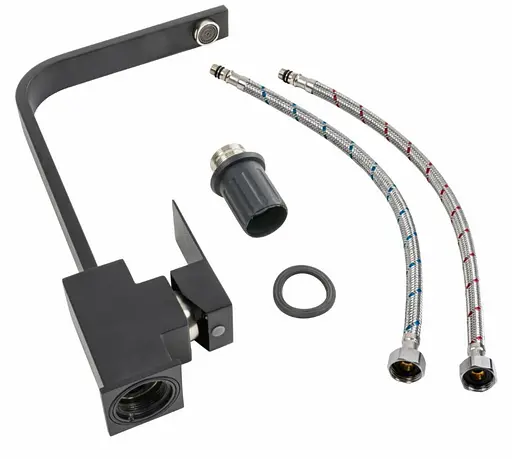 Змішувач для кухні Platinum 179 NES (3007) Чорний матовий (SP000034021) - фото 2