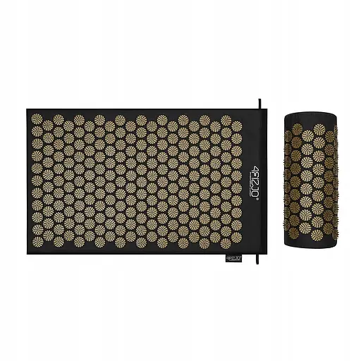 Коврик акупунктурный с валиком 4FIZJO Classic Mat Аппликатор Кузнецова Black/Gold (P-5907739314987) - фото 7