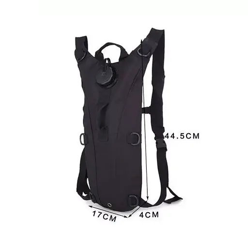 Тактическая питьевая система гидратор KMS (гидропак + рюкзак) Черный - фото 7