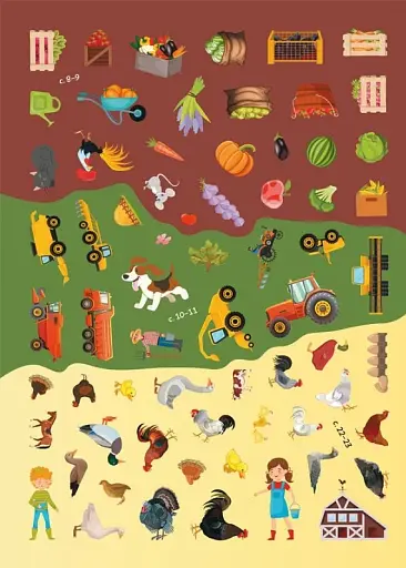 Книжка з наліпками. Ферма - фото 6