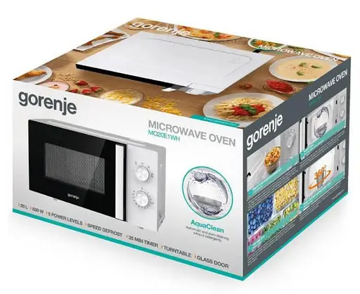 Мікрохвильова піч Gorenje MO 20 E1WH (6885495) - фото 4