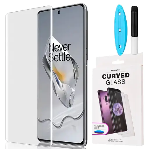 Захисне скло DK для OnePlus 12R/Ace 3/Ace 3 Pro UV Curved 014478 clear 2 шт. - фото 3