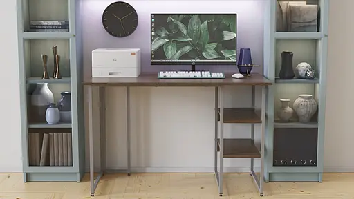 Комп'ютерний стіл Ferrum-decor Кевін 75x120x70 сірий ДСП Дуб Сонома Труфель 16мм (FRD-101749) - фото 4