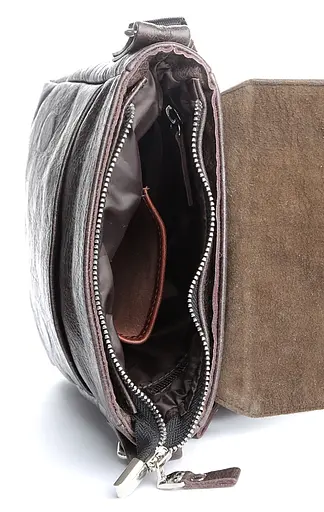 Шкіряна чоловіча сумка SHVIGEL 18х18х6 см sum0023515 - фото 5