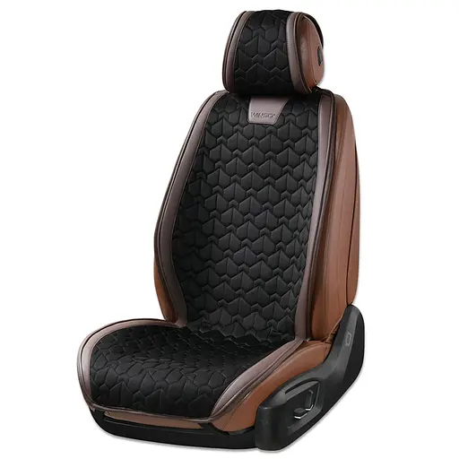 Комплект преміум накидок для сидінь Winso Pro SUPREME, black-coffee(430500) - фото 1