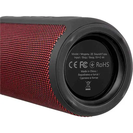 Портативна акустика 2E SoundXTube TWS Red (2E-BSSXTWRD) - фото 4