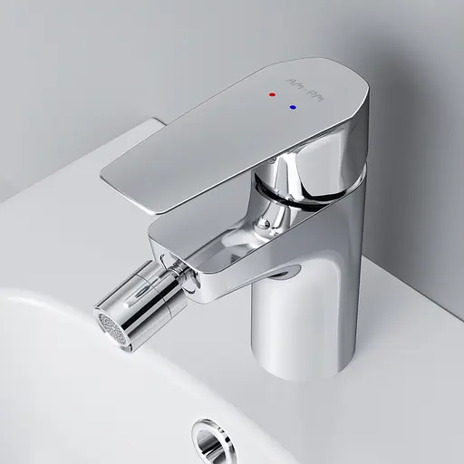 Смеситель для биде Am.Pm Gem с донным клапаном хром F90E83100 Хром - фото 3