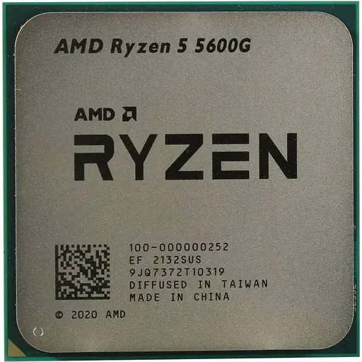 Процессор AMD Ryzen 5 6C/12T 5600G 3.9/4.4GHz,16MB,65W Radeon Vega 7 AM4 tray - фото 1