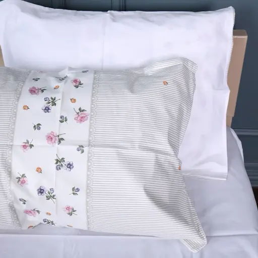 Простирадло MirSon Сатин 22-1401 Blooming Beauty 200x220 см (2200010566864) - фото 5