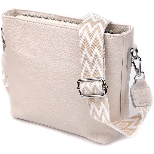 Повседневная плечевая сумка Vintage из натуральной кожи 22х17.5х7.5 см sum0027582 - фото 1