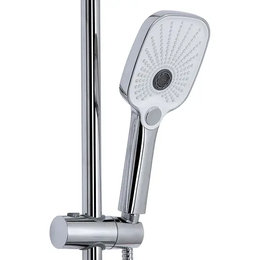 Душова система універсальна Qtap Gemini на три споживача (з виливом) QTGEM111CRM45685 Chrome, Хром - фото 4