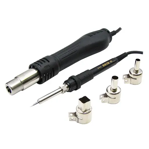 Паяльная станция WEP 898D фен, паяльник - фото 4