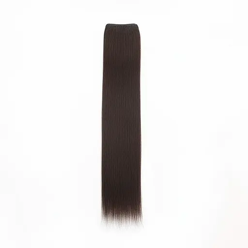 Набір тресів на шпильках 3 шт 55 см темно коричневий K0972-1 - фото 1