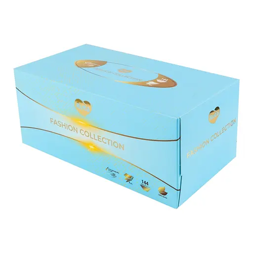 Салфетки косметические Ruta 144 л 3 ш белые пенал - фото 1