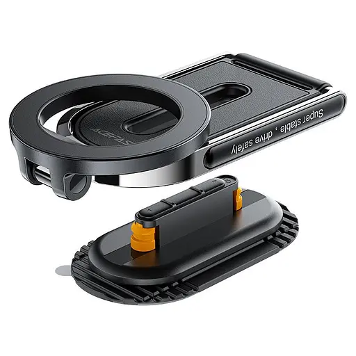 Автотримач для телефона Acefast D54 magnetic car holder for dashboard чорний - фото 3